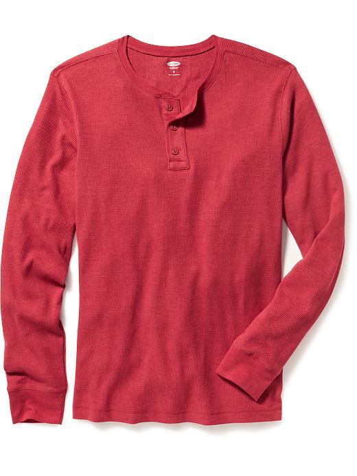 Old Navy Waffle Knit Henley Size Xxl Big - Reddy Set Go