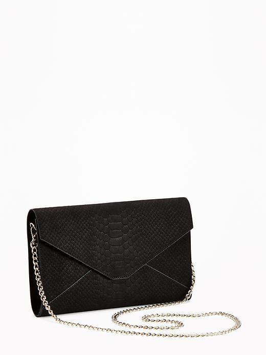 Old Navy Envelope Style Clutch For Women - Black T
