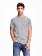 Old Navy Mens Soft-washed Crew-neck Tee For Men Heather Gray Size Xxl