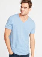 Old Navy Mens Soft-washed V-neck Tee For Men Blue My Cover Size Xs