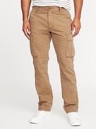 Old Navy Mens Straight Broken-in Cargos For Men Worn Leather Size 30w