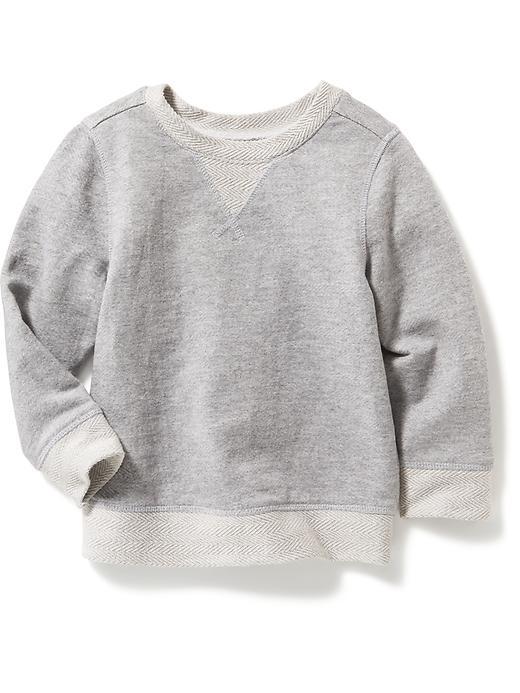 Old Navy Houndstooth Sweatshirt - Heather Grey