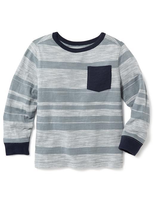 Old Navy Long Sleeve Slub Knit Tee - Storm Belwas