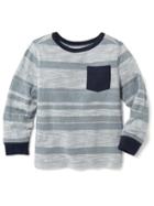 Old Navy Long Sleeve Slub Knit Tee - Storm Belwas