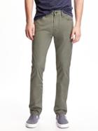 Old Navy Slim Fit Lightweight Twill Pants For Men - Oliver Olive
