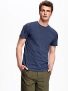 Old Navy Crew Neck Pocket Tee For Men - Navy Blue Print