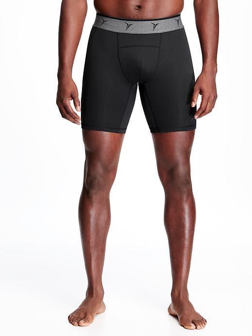 Old Navy Mens Go-dry Base-layer Shorts For Men Black Size M