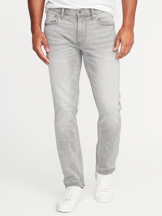 Slim 24/7 Built-in Flex Gray Jeans For Men