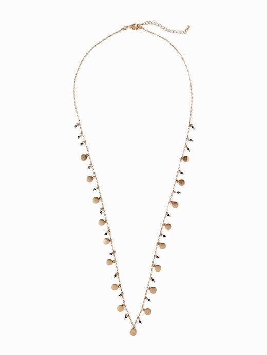 Old Navy Multi Bead Chain Necklace For Women - Midnight Madness