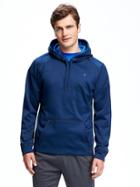 Old Navy Go Dry Cool Graphic Fleece Hoodie For Men - Blue Camouflage