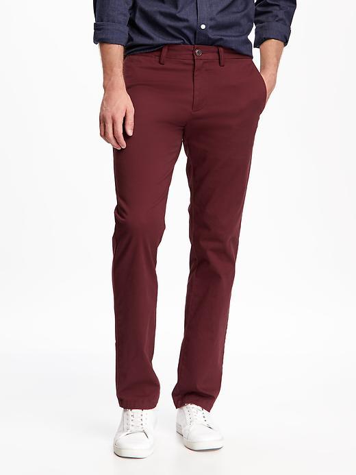 Old Navy Ultimate Slim Built In Flex Khakis For Men - Raisin For Living