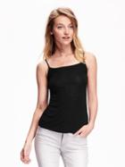 Old Navy Go Warm Fitted Cami Size Xxl - Blackjack