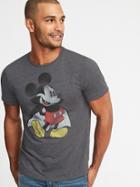 Old Navy Mens Disney Mickey Mouse Dracula Tee For Men Medium Gray Size L