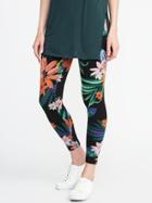 Old Navy Womens Patterned Leggings For Women Ebony Tropical Print Size L