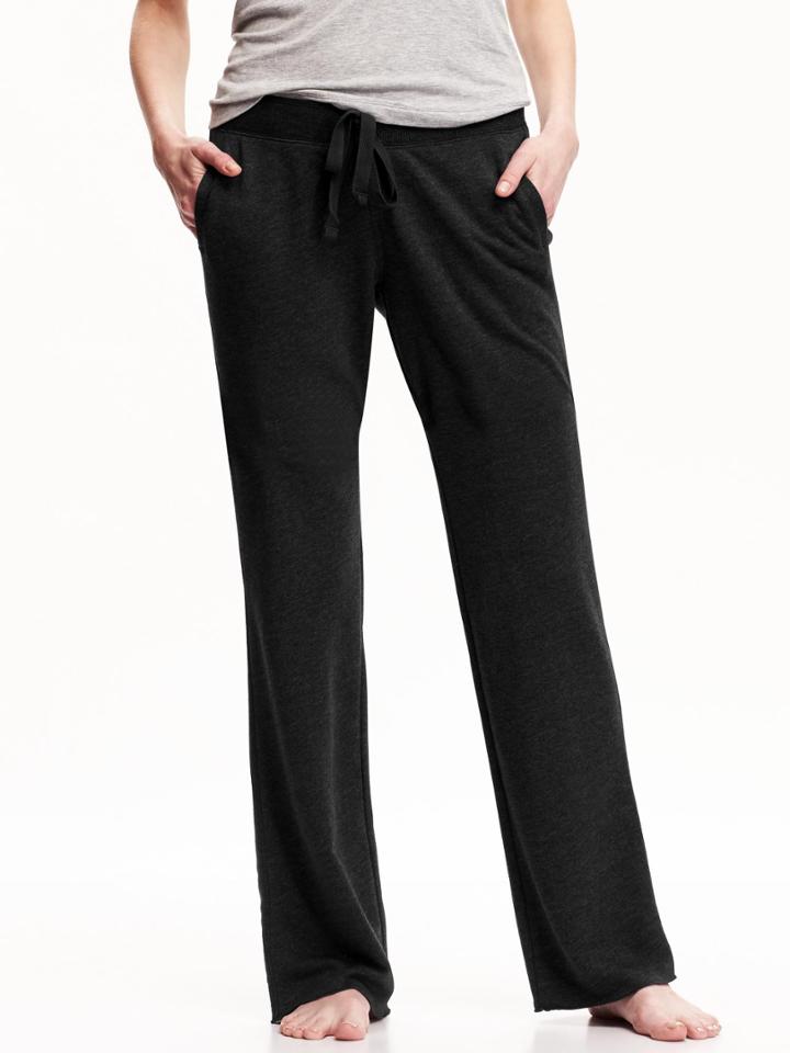 Old Navy Womens Terry Fleece Lounge Pants Size L - Charcoal Heather