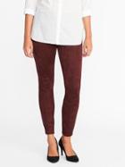 Old Navy Stevie Sueded Ponte Knit Pants For Women - Wine Tasting