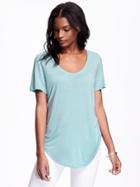 Old Navy Hi Lo Tee For Women - Above The Clouds