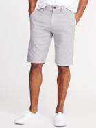 Old Navy Mens Ultimate Slim Built-in Flex Linen-blend Shorts For Men (10) Pedal To The Metal Size 33w
