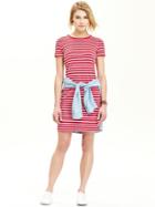 Old Navy Womens Jersey Shift Dresses Size L Tall - Red Stripe