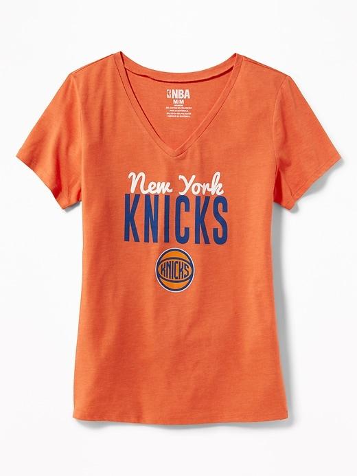 Old Navy Womens Nba Team V-neck Tee For Women Knicks Size S