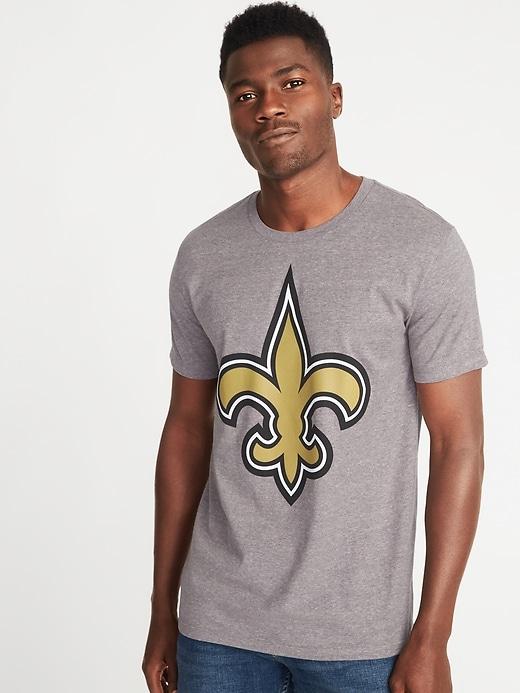 Old Navy Mens Nfl Team-logo Tee For Men Saints Size L