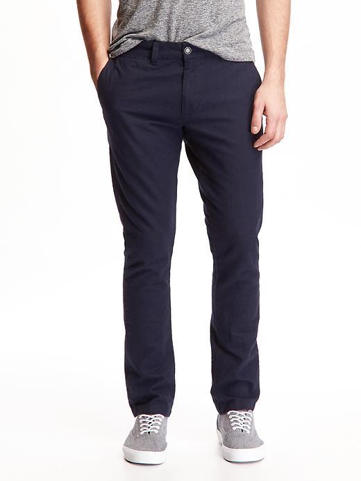 Old Navy Linen Blend Pants For Men - Classic Navy