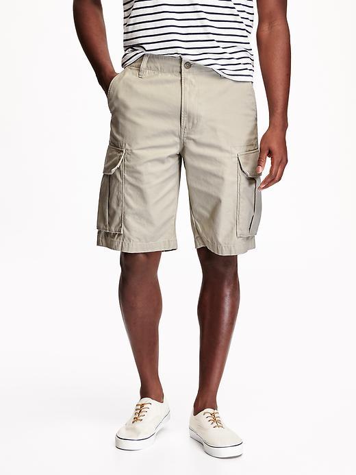 Old Navy Canvas Cargo Shorts For Men - Flagstone