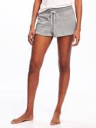Old Navy French Terry Lounge Shorts For Women 2 - Heather Gray
