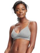 Old Navy Cross Front Cami Bralette For Women - Heather Grey