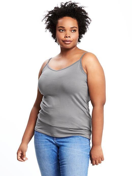 Old Navy Womens First-layer Plus-size V-neck Cami Blank Slate Size 4x