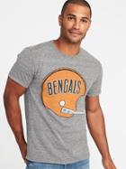 Old Navy Mens Nfl Team Crew-neck Tee For Men Bengals Size M