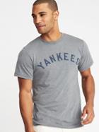 Old Navy Mens Mlb Cooperstown Collection Team Tee For Men N.y. Yankees Size L