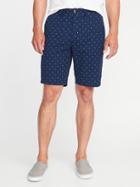 Old Navy Mens Ultimate Slim Built-in Flex Shorts For Men (10) Blue Grid Size 29w