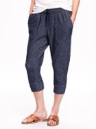 Old Navy Cropped Fleece Joggers - Bluesday