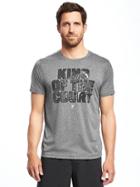 Old Navy Go Dry Eco Graphic Tee For Men - Heather Gray