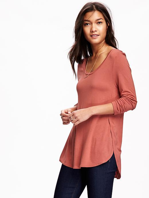 Old Navy Tulip Hem Jersey Tee For Women - Spice Girl