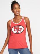 Old Navy Womens Nfl Retro-team Racerback Tank For Women 49ers Size Xs