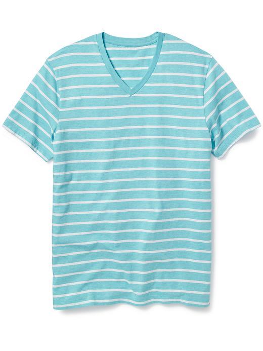 Old Navy Mens V Neck Tee - Teal Away