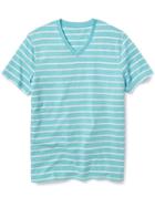Old Navy Mens V Neck Tee - Teal Away