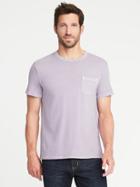 Old Navy Mens Garment-dyed Pocket Tee For Men Lavendarling Size Xl