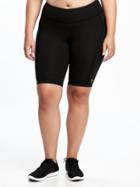 Old Navy Womens Plus-size Compression Bermuda Shorts (10) Black Size 2x