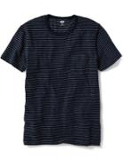 Old Navy Textured Stripe Pocket Tee For Men - The New Navy