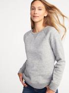 Old Navy Womens Relaxed French Terry Sweatshirt For Women New Heather Gray Size Xs