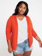 Old Navy Womens Plus-size Open-front Sweater Blaze Of Glory Size 2x