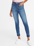 High-rise Built-in Sculpt Rockstar Jeans For Women