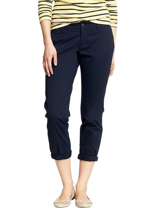 Old Navy Womens Boyfriend Skinny Khakis - In The Navy