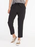 Old Navy Mid Rise Go Dry All Day Pants For Women - Black