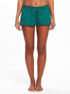 Old Navy Womens Drawstring Board Shorts For Women Tectonics Teal Size M