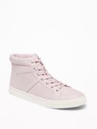 Faux-leather High-tops For Women