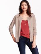 Old Navy Womens Classic Cardigans Size M Tall - Taupe
